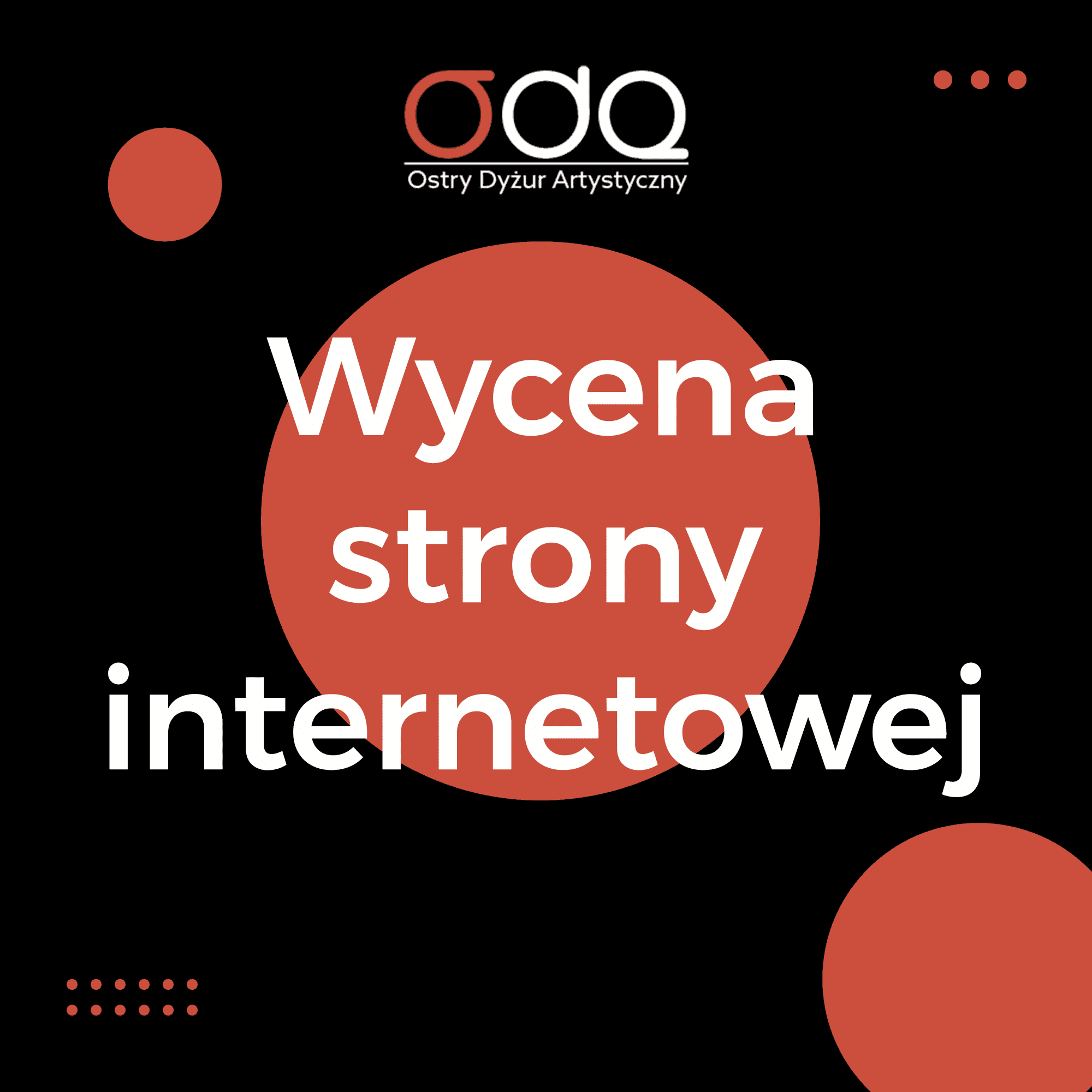 Wycena strony internetowej