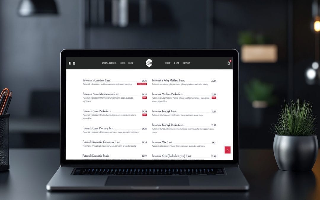 Strona dla Baru Sushi