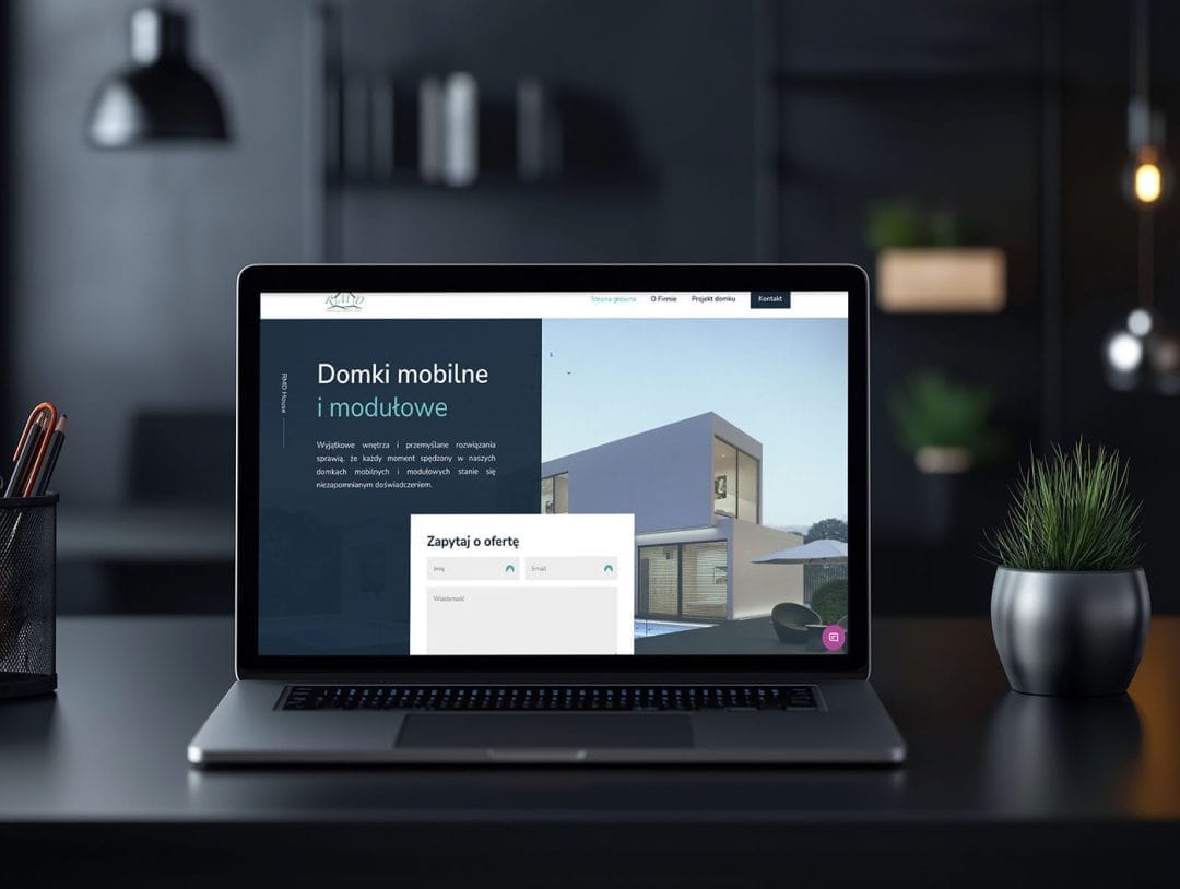 Strona dla Domków Mobilnych