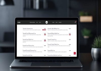 Strona dla Baru Sushi